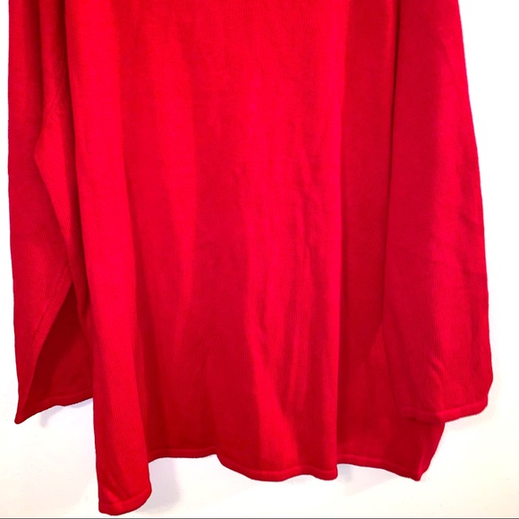 All American Comfort 2X Christmas Button Down Cardigan - Picture 9 of 9